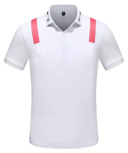 Top Quality 100% Cotton Embroidery  Men Polo T-Shirts Casual Brand Polos Tops Men's Polo Shirts
