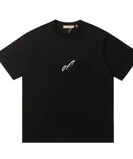 Summer Fashion Designer Black White Color Print Mens Tshirt 220GSM Cotton Oversize Crew Neck Tshirts