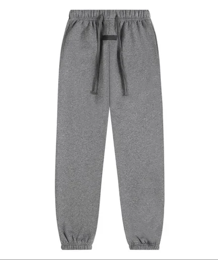 Designer Men's Casual Loose Fit Long Drawstring Sweat Pants Vintage Wash Cotton Fleece Straight Leg Sweatpants