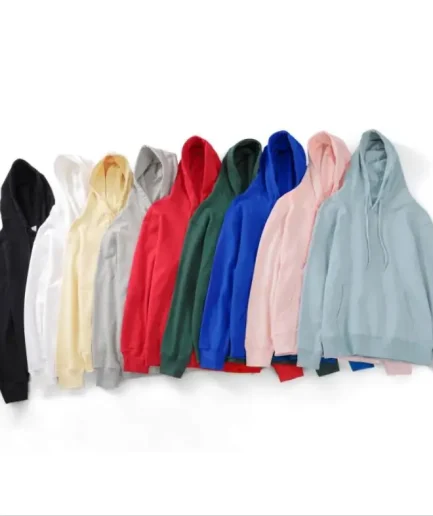 300g 100% Cotton Basic Hoodies Men Top  Regular Fit Long Sleeve Sweatshirts for Men Print