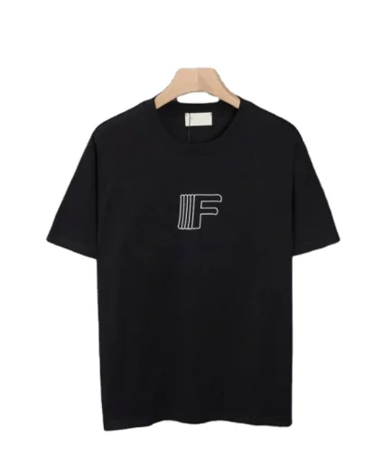 Brand Fashion Designer T-Shirt for Men Trendy Loose Printed 100% Cotton Casual Sports T-Shirt